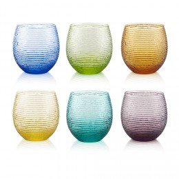 

6 lı Su / Meşrubat Bardağı (Renkli)