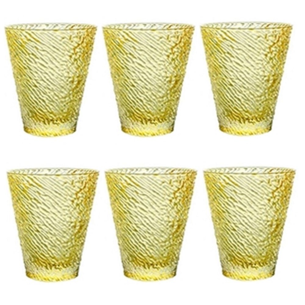 6 lı Su / Meşrubat Bardağı (Sarı)
